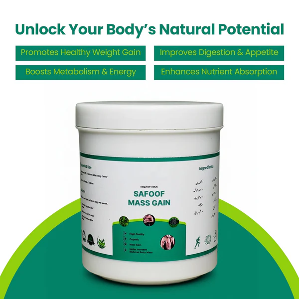 SAFOOF MASS GAIN (500 Grams Jar)