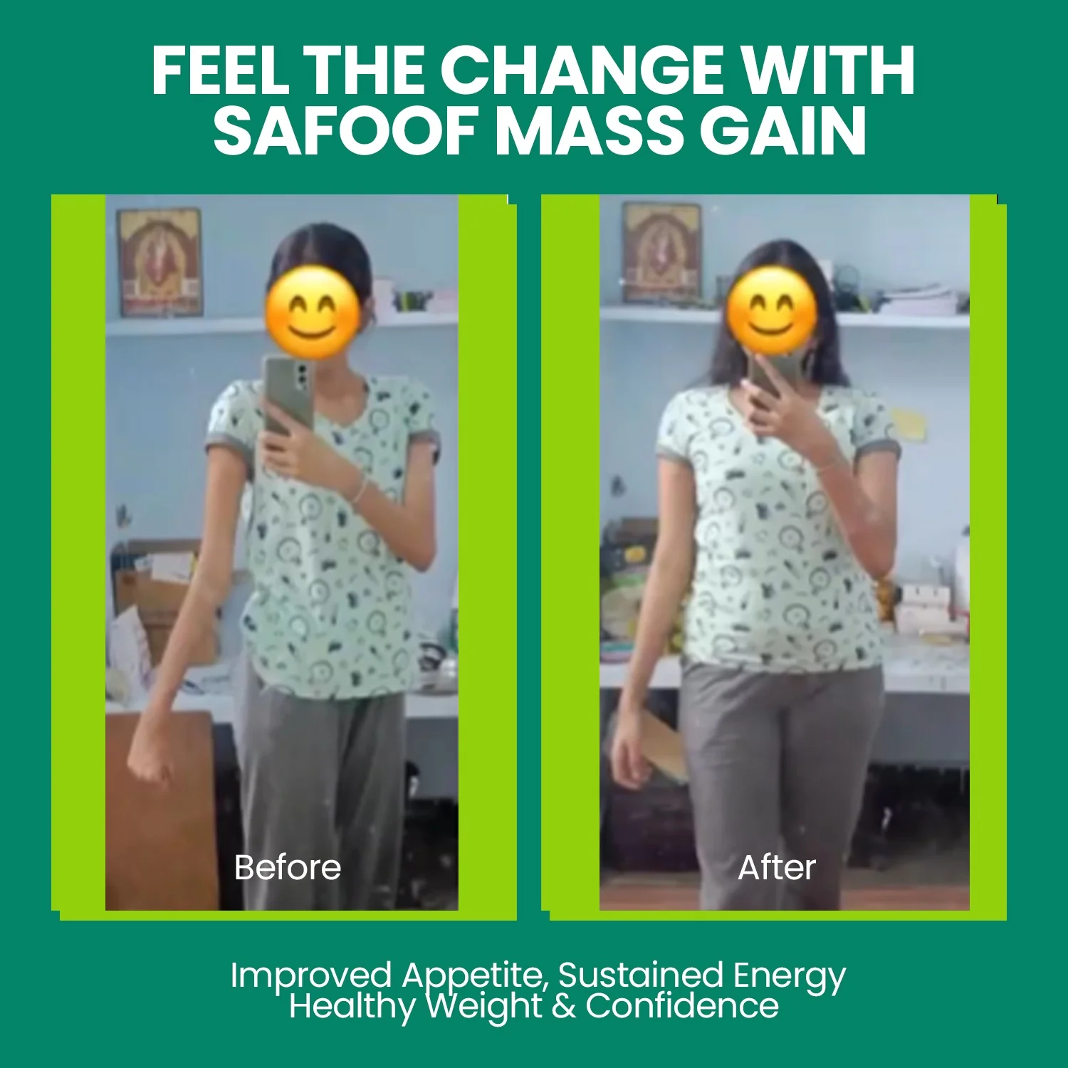 SAFOOF MASS GAIN (500 Grams Jar)